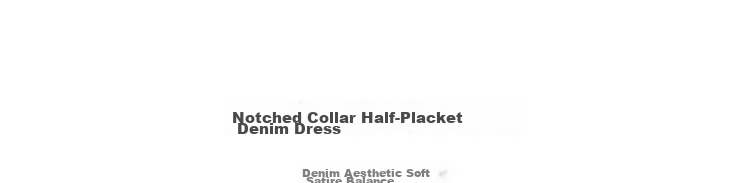 Demana Denim Cloud Oxygen Summer Vintage Faux Two-Piece Sleeveless Collared Petite Denim Dress for Women Premium Feel 3