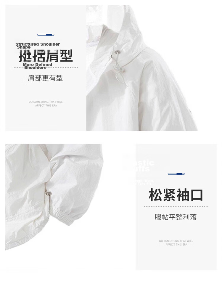 Pierre Cardin Sun Protection Jacket for Men, Summer Ice Silk Lightweight Hooded Sun Protection Clothing for Outdoor Sports Quick-Dry Skin Coat, White, M 15