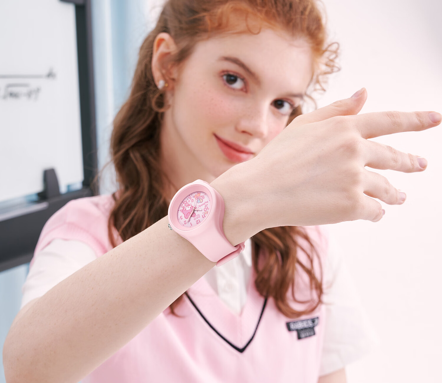 ZGO X Sanrio Children's Watch for Girls Aged 6-12, Student Electronic Watch for Time-Telling, Birthday Gift, 877 Cinnamoroll 19