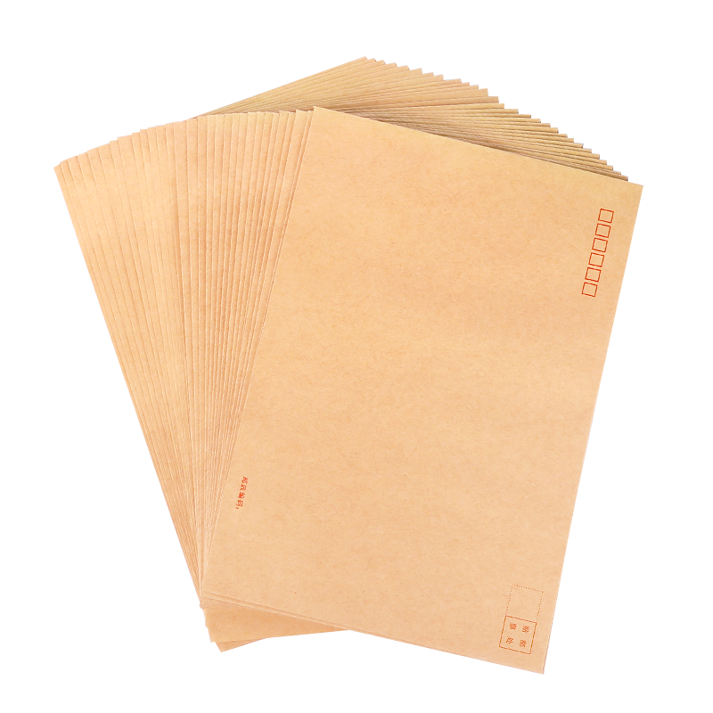 SIMAA No.9 A4 Kraft Paper Large Envelopes, Pack of 40 C4 Envelopes Document Folders, Standard Postal Envelopes 324*229mm, Salary Envelopes Invoice Envelopes, 6591
