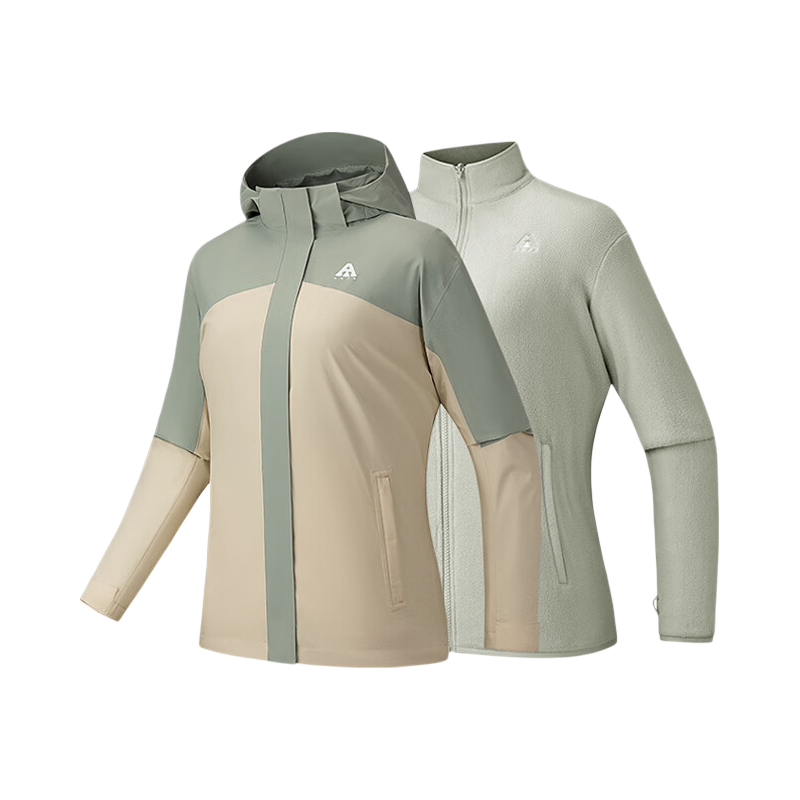 ANTA Water Shell 3.0 Functional 3-in-1 Women's Waterproof Windproof Mountaineering Jacket