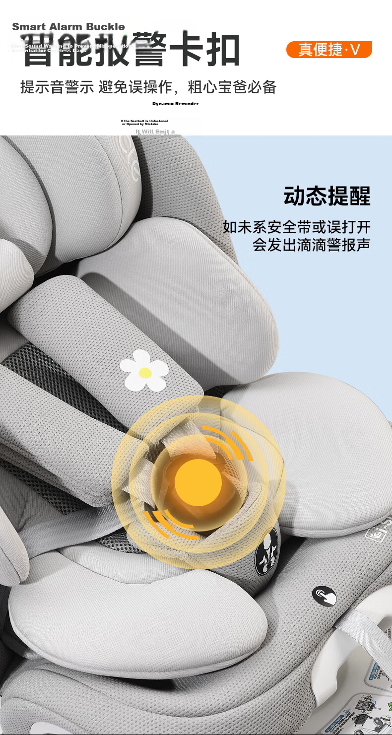 GEMCLE Craftsman Uncle Child Safety Seat 0-6-12 Years Car Baby i-Size Certified Car Seat 25