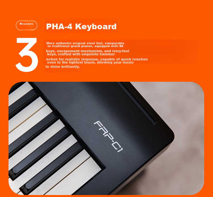 Roland FRP-C1 Weighted Hammer Digital Piano LX/GP Series Sound Source Adult Children Beginner Entry Flagship New Model 7