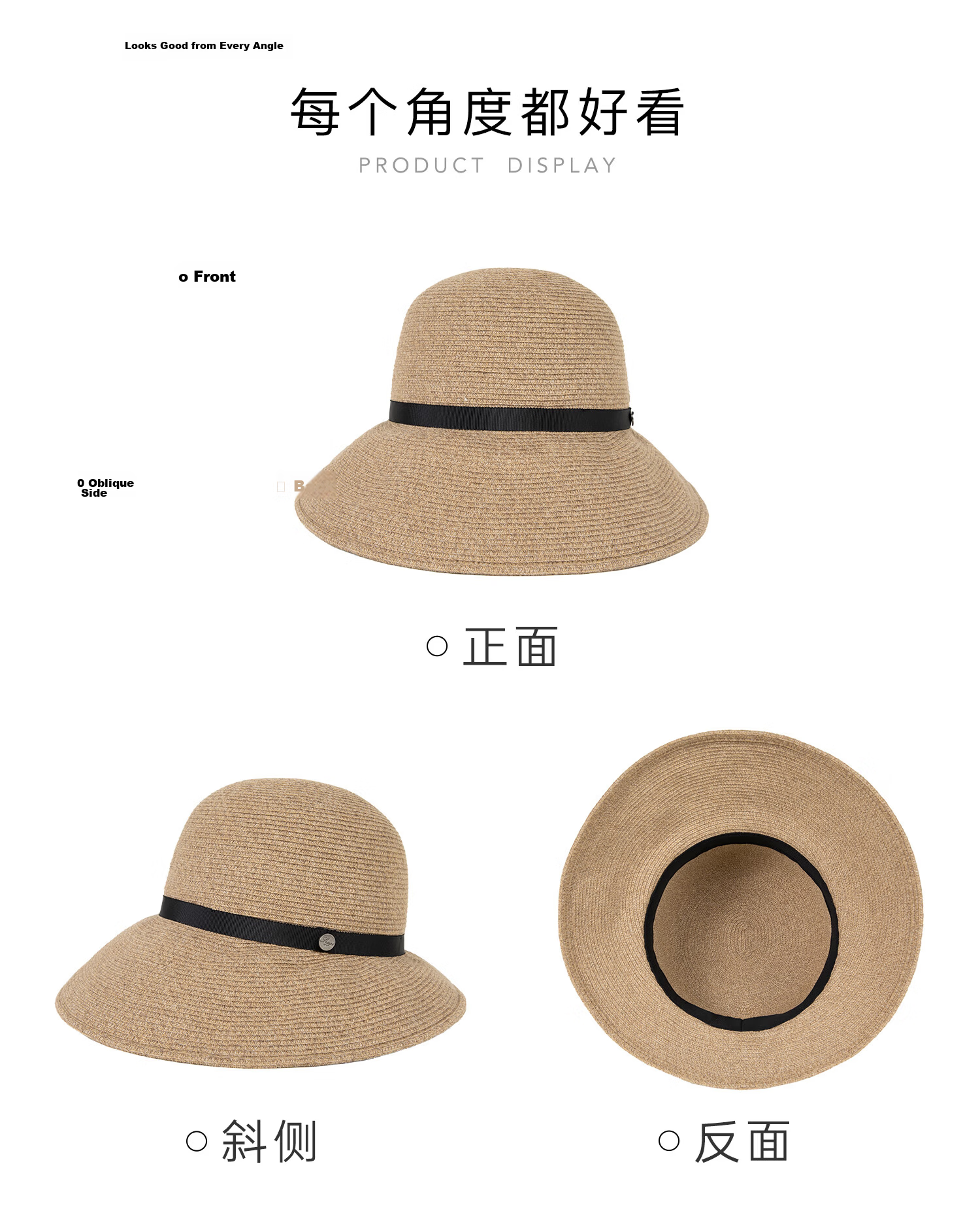 Siggi Cotton-Linen Sun Hat for Women Summer UV Protection Foldable Japanese Style Small Face Fisherman Hat Outdoor 51