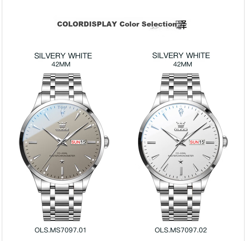 OLEVS Father's Day Gift, Men's Watch, Fully Automatic Mechanical Watch, National Brand Men's Watch, Water-Resistant, Father's Day Present 33