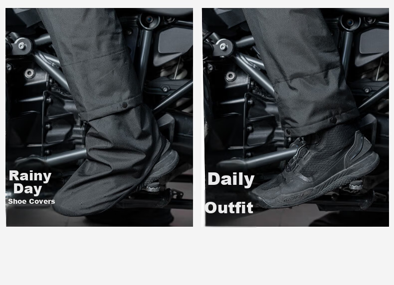 MOTOWOLF Motorcycle Riding Raincoat and Rain Pants Set Split Full-Body Stormproof Motorbike Rider Rain Gear Jacket 11
