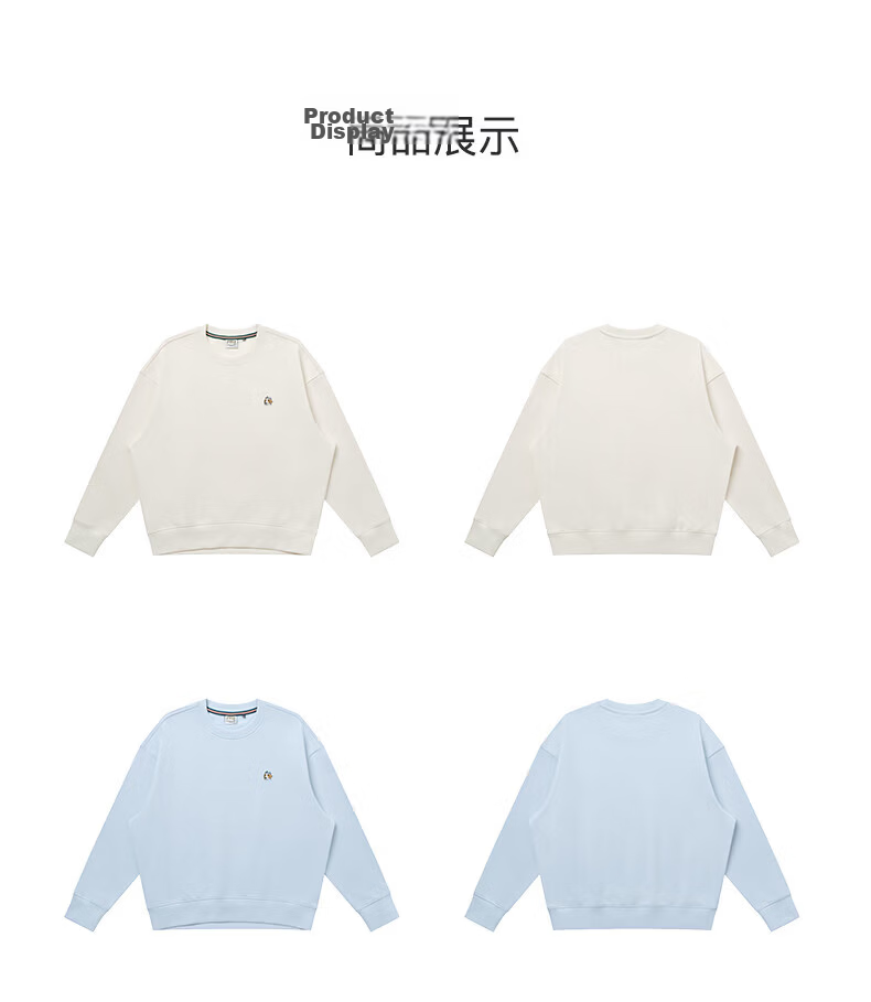 HAZZYS Women's Spring PHIZ Series Loose Pullover Crewneck Sweatshirt ABTSE0DAX01 6
