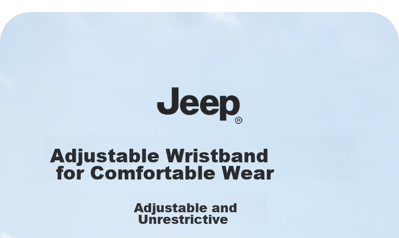 JEEP Men's Summer Outdoor Cycling Driving Sun Protection Half-Finger Arm Sleeves UV Protection Ice Sleeve Gray 6