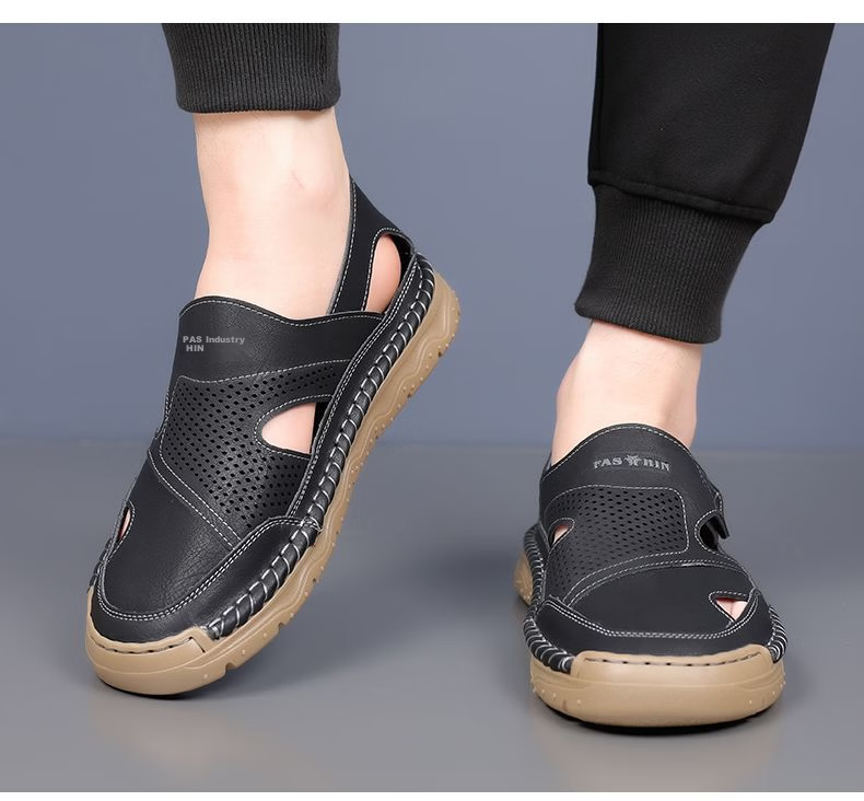 Jingzhenlianggong New Casual Sandals High-Grade Ultra-Soft Men's Breathable Sandals Wear-Resistant Non-Slip Yellow [Classic Model] Size 42 24