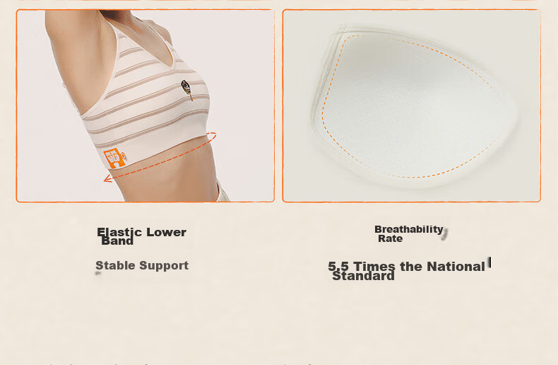 NEIWAI Orange Label Disney Collaboration Seamless Padded Camisole Vest Bra for Women 6