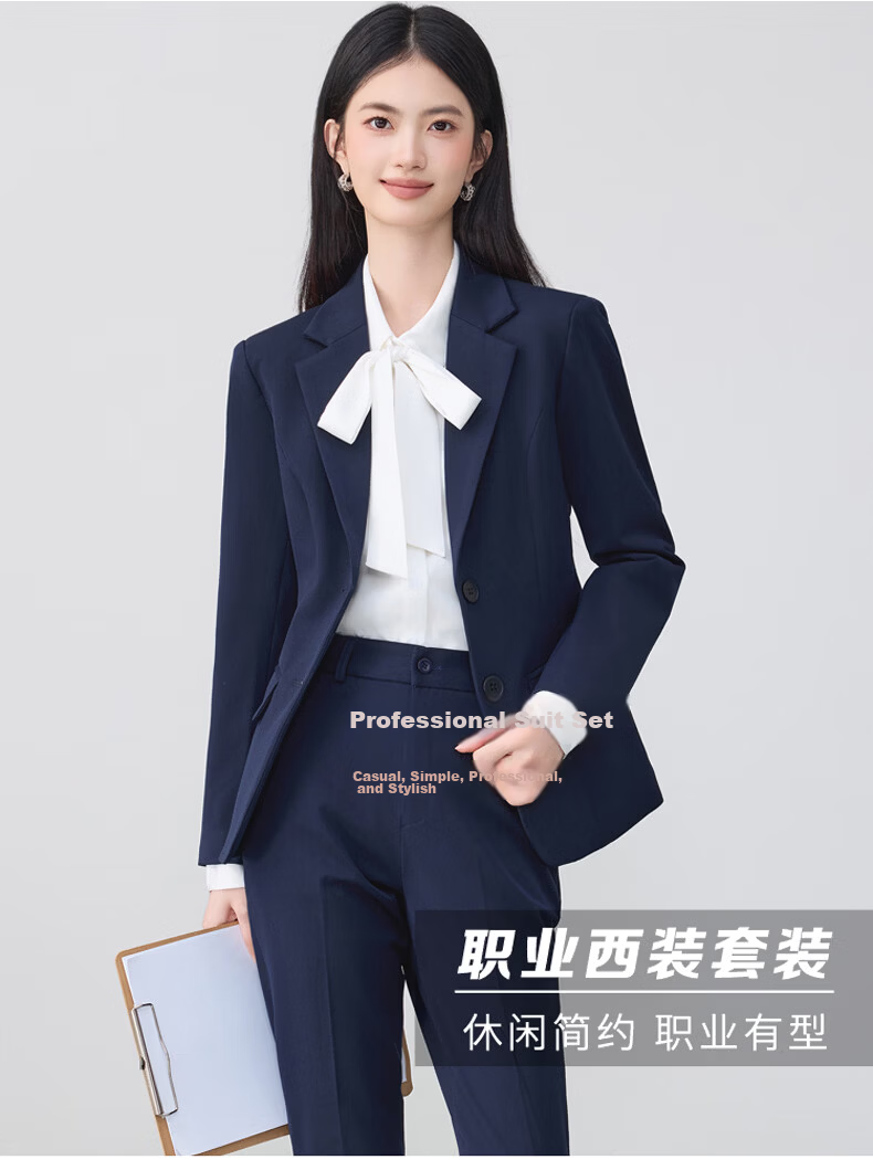 Chaoxu White Long Sleeve Bow Tie Shirt Women's Professional Slim Fit Elegant Casual Blouse 1