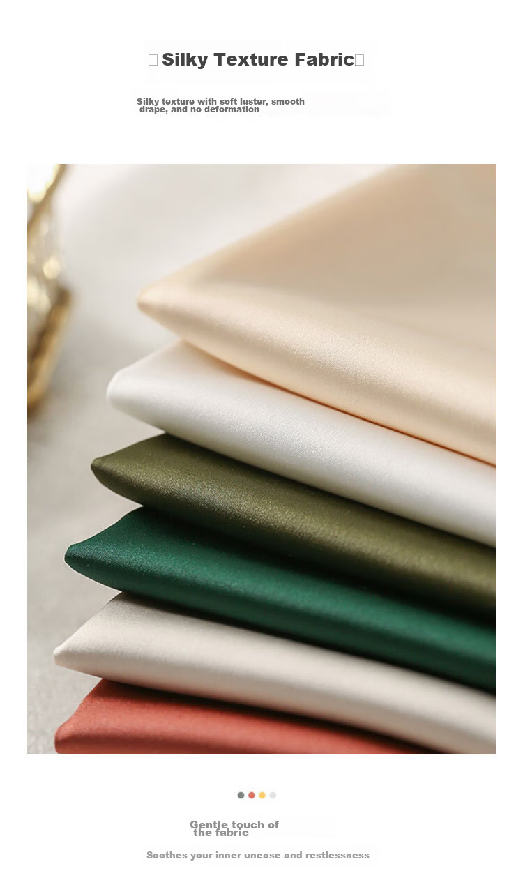 GUJIN V-Neck Premium Ice Silk Camisole Women's Innerwear Blazer Base Layer Vest Imitation Silk Satin Elegant Loose Fit Top 3