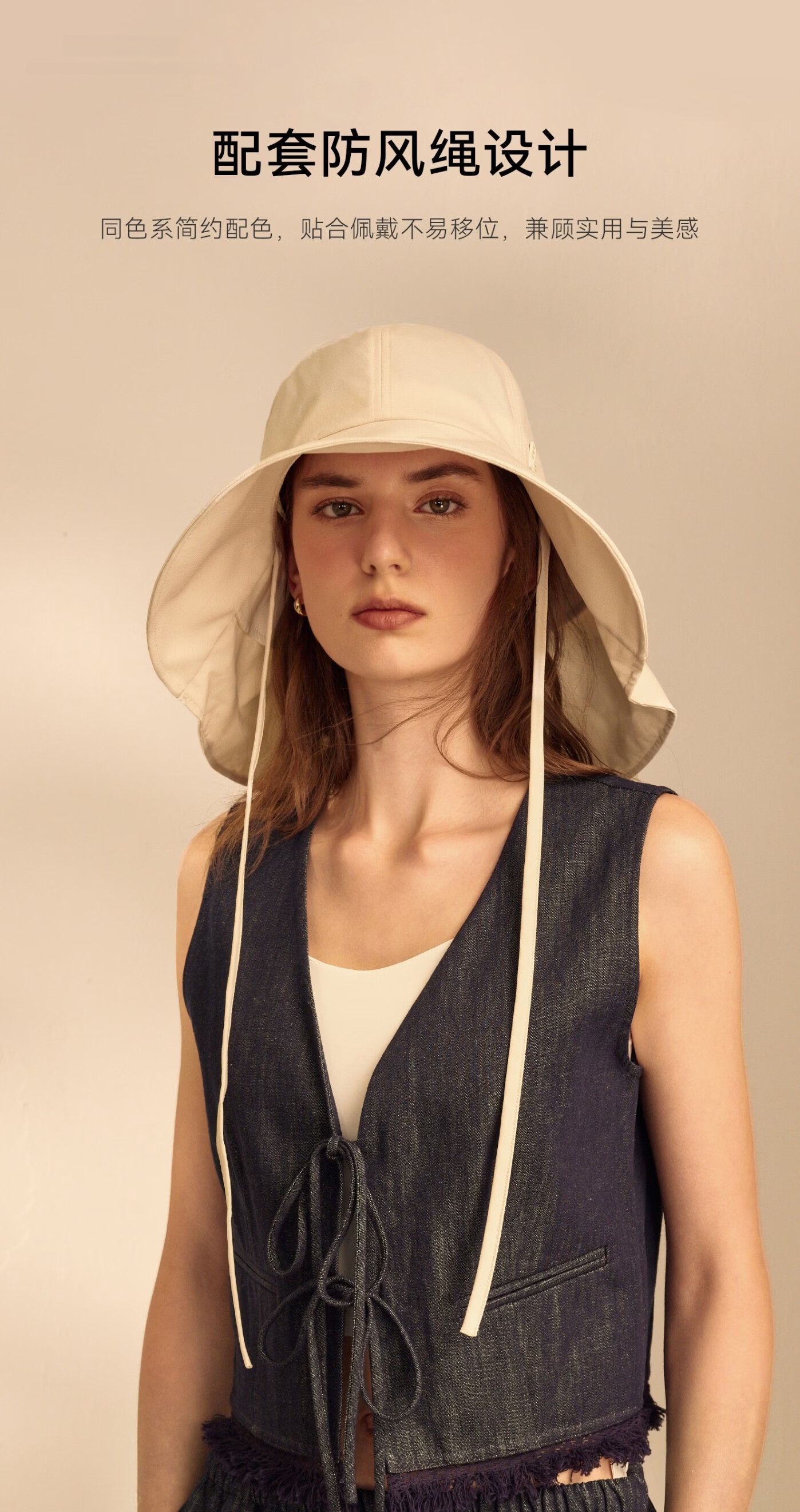 ELLE Women's Sun Protection Hat Outdoor Wide Brim Neck Guard Fashion Sunshade Mountaineering Hat Mist Blue 11