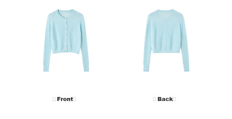 MT Semi-Sheer Style Spring Soft Dopamine Socialite High Elasticity Slimming Knit Top for Women 11