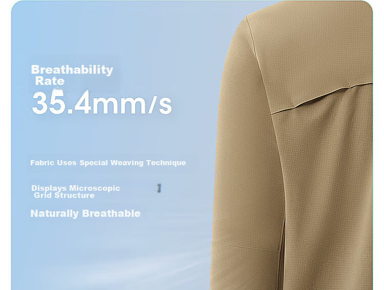 BOSIDENG Men's Summer Outdoor Fishing Sun Protection Jacket Water-Repellent UV Protection Breathable Cooling Pullover 13