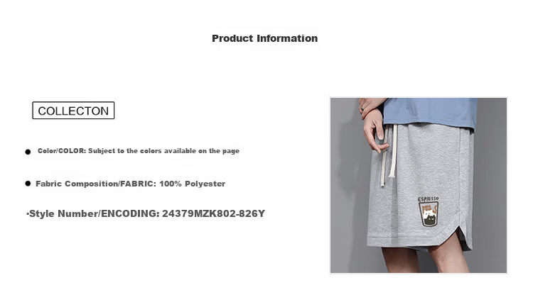 Cotton Casual Men's Summer Shorts Loose Fit Plus Size Five-Point Pants Gray 67; M 21