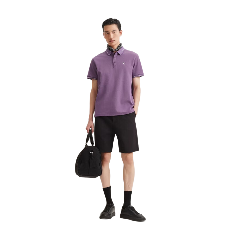 JACK&JONES Men's Polo Shirt Business Casual Cooling High-Count Exquisite Embroidery Turn-Down Collar Multi-Color Short Sleeve Top 226106007