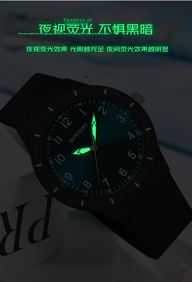 GEORGCOUNT Student Exam Watch for Boys and Girls Waterproof Mechanical Silent Quartz for Middle and High School Students 11