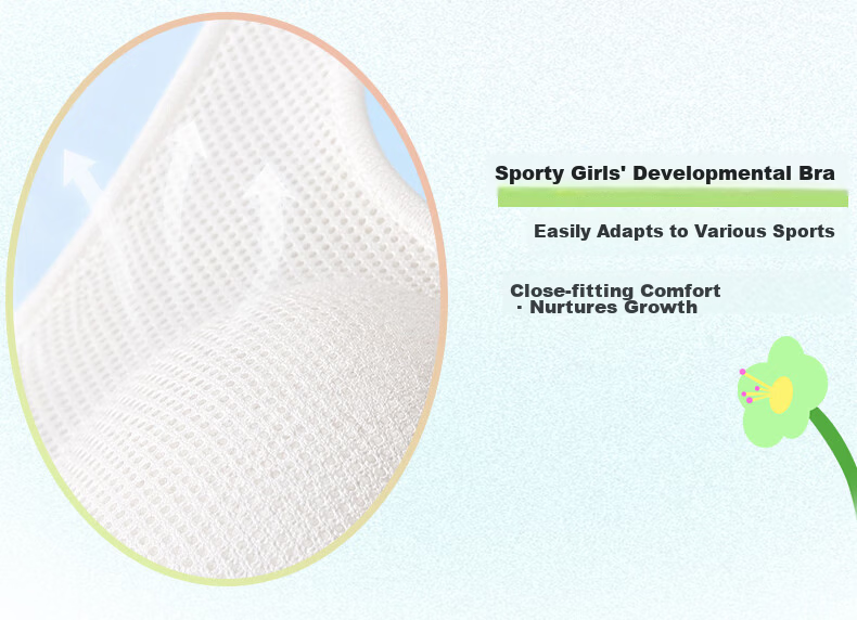 Yalu Girls Developmental Seamless Puberty Bra for Ages 9-16, Stage 1 and 2, Youth and Middle School Students 6