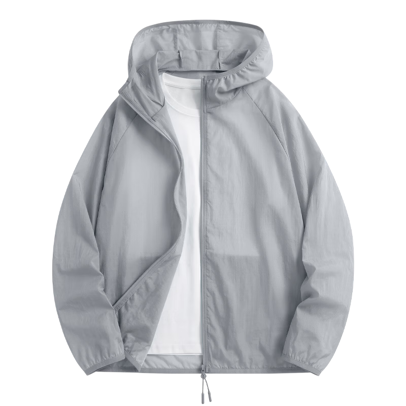Baleno Unisex Summer Sun Protection Lightweight Breathable Quick-Dry Hooded Jacket Skin Coat for Daily Commuting