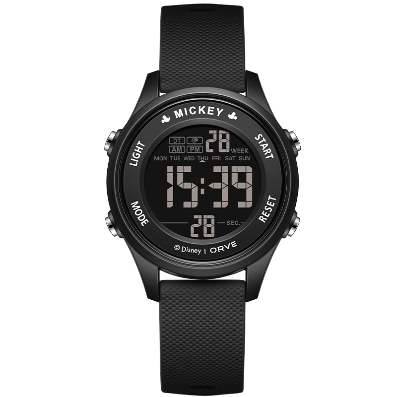 Disney Watch for Men, Students, Sports, Waterproof, Elementary And Middle School Boys, Older Children, Digital Display, Luminous, Multifunctional Electronic Watch