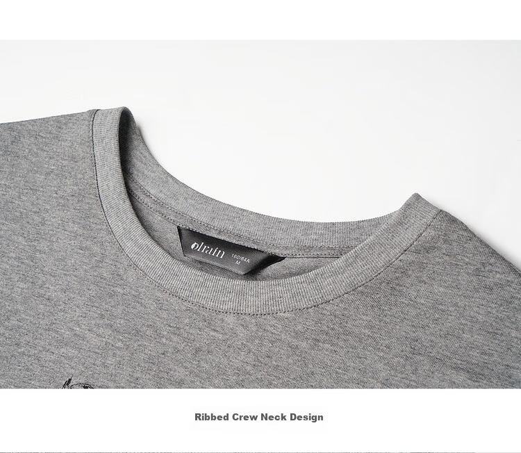 Olrain Summer New Pure Cotton Casual Loose Women's Printed Design Commuter Short Sleeve T-Shirt Black XL 26