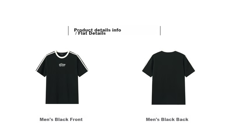 TonLion 2026 Summer New Couple Short Sleeve T-Shirt Unisex Shoulder Top Summer Trendy Short Sports Style 20
