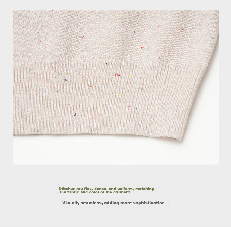 Olrain Casual Simple Color Dot Yarn Pony Embroidery Knit Pullover Women's Summer Top Yellow S 24