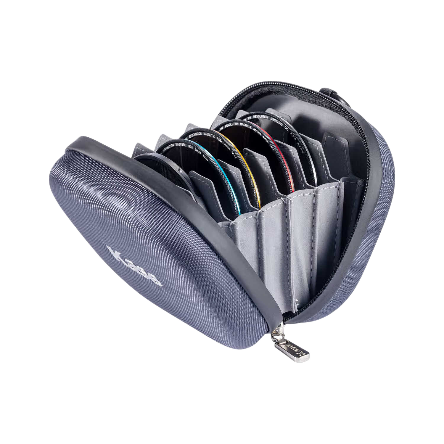 Kase Filter Pouch 8-Slot Storage Bag for 62mm-82mm UV CPL ND GND Star Soft Filters