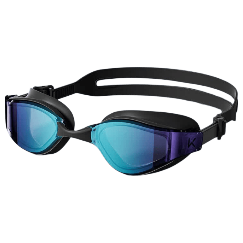 Keep Swimming Goggles HD Anti-Fog Waterproof Unisex Racing Prescription Coated Professional Equipment Ice Blue Coated