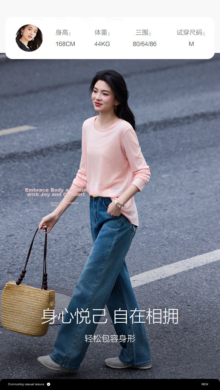 Demana Breathable Tencel Spring Elegant Round Neck Tie Back Slimming Conceal T-Shirt for Women Premium Feel 12