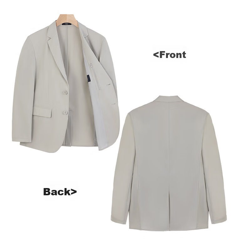 Shanshan [Three-proof Technology Fabric] Sun Protection Blazer Men's Lightweight Business Casual Solid Color Suit Jacket 16