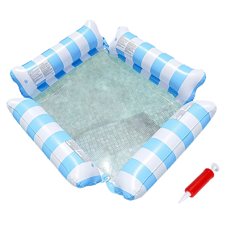 BIG TAYLOR Kids Swimming Ring Water Float Bed Inflatable Outdoor Bathing Toy Adult Floating Pool Anti-Tip