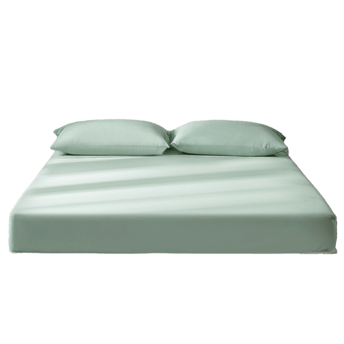 FUANNA Single Bed Sheet, 100-Count Long-Staple Cotton, Baby And Maternity Grade A Ultra-Soft Non-Slip Dirt-Proof Mattress Protector, 150×200cm