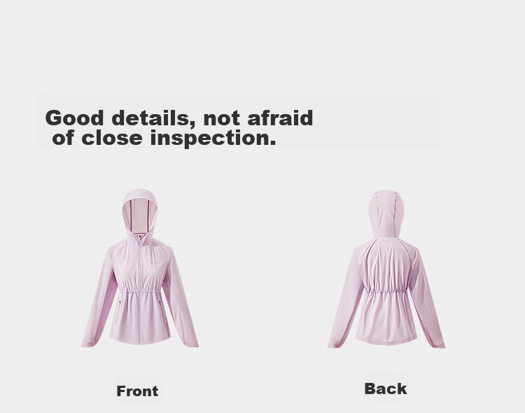 BOSIDENG Summer National Standard Original Yarn Sun Protection Jacket for Women UPF100+ UV Protection Trendy Outdoor Travel Coat 23