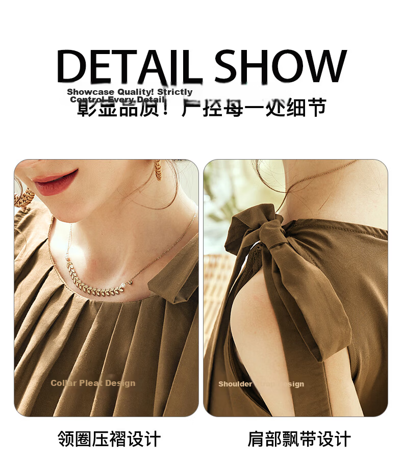 Olrain Sleeveless Halter Neck Dress Women Spring Summer Loose Vacation Spaghetti Strap Maxi Dress Purple L 21