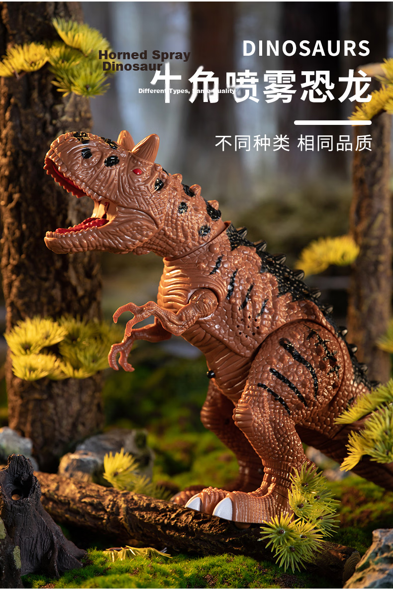 TEMIAI Programming Interactive Robot T-Rex Toy with Spray, Lights, and Music Realistic Dinosaur Birthday Holiday Gift 8