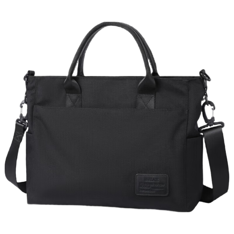 BJIAX Men's Business Briefcase Large Capacity 15.6-inch Laptop Bag Lawyer Document Bag Gift