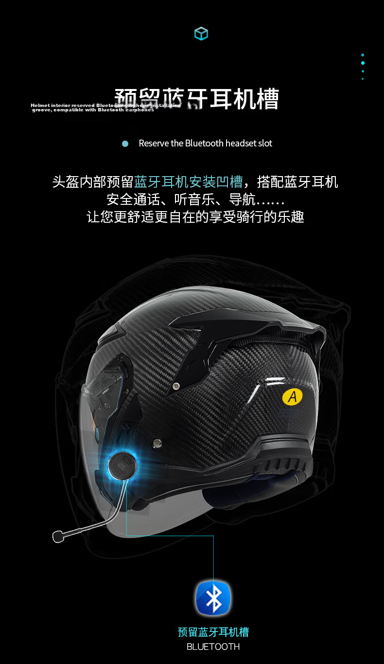 GSB Motorcycle Carbon Fiber Helmet Dual Visor Unisex Four Seasons Helmet S-278 Stylish Red L 3