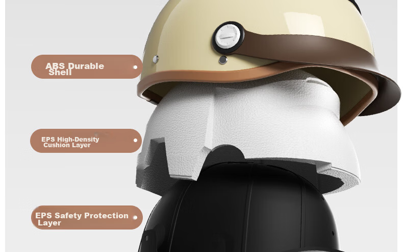 AD New National Standard Class A 3C Certified Electric Vehicle Helmet Unisex Summer Sun Protection Electric Bike Safety Helmet Women's Four-Season Universal Riding Half Helmet Motorcycle Helmet 895 Co 22