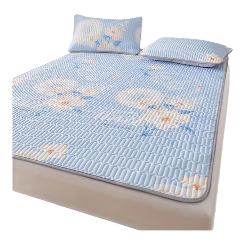 Dohia Latex Multi-Purpose Mattress, Single Washable Cooling Non-Slip Latex Cooling Mat for 1.2m Bed, 195×120cm