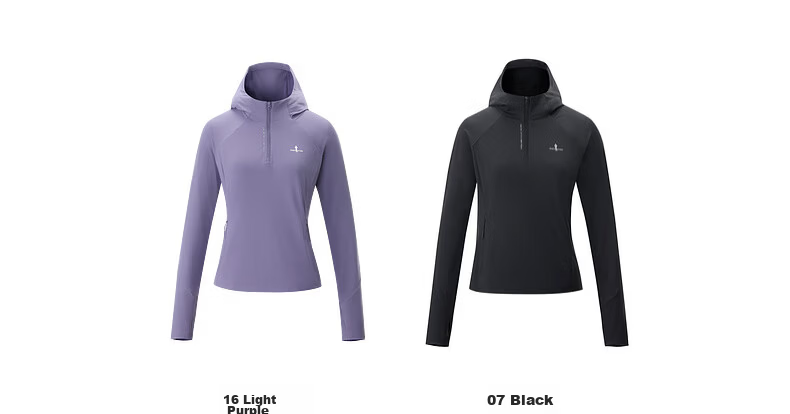Biyinlefen [Sun Protection Cooling] 2026 Spring New Women's Outdoor Sports Casual Stand Collar Long Sleeve T-Shirt 12