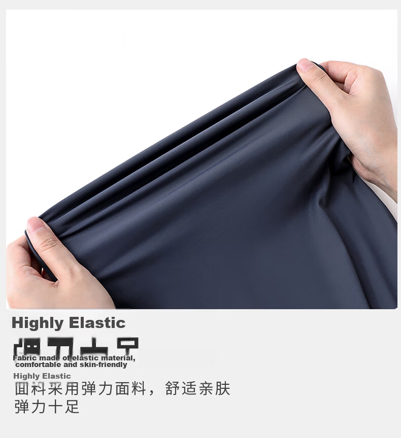 Moxun Women's Ice Silk Sunscreen Pants Summer Cool Outdoor Sports Casual Wide-Leg Straight-Leg Split Long Pants M 13