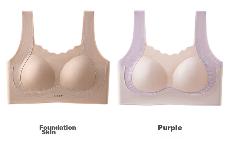 GUJIN 2-Pack Girls' Vest Bras for Middle and High School Students, Pink Foundation Liquid, Developmental Shaping Youth Girls' Bras 16