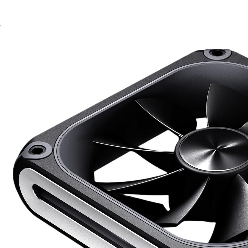 Aigo Star Cube Black Regular Leaf with Screen Case Fan 12CM/Pixel Display/Customizable Animation/Aluminum Frame/Water Cooling Radiator Fa