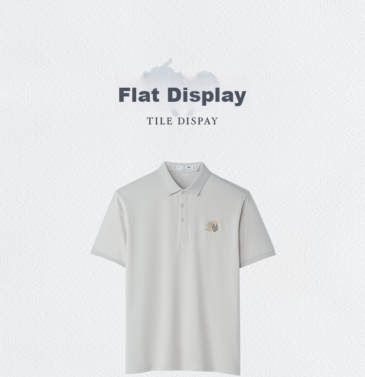 HLAHLA Men's Short Sleeve Polo Summer 2026 Chinese Dragon Series Cooling Short Sleeve Father's Day Gift 9