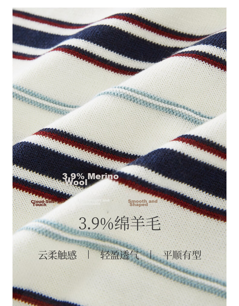Sllsky College Style Colorblock Striped Patchwork Faux Two-Piece Wool Short Sleeve Knit Top Women 2026 Summer New Arrival 11