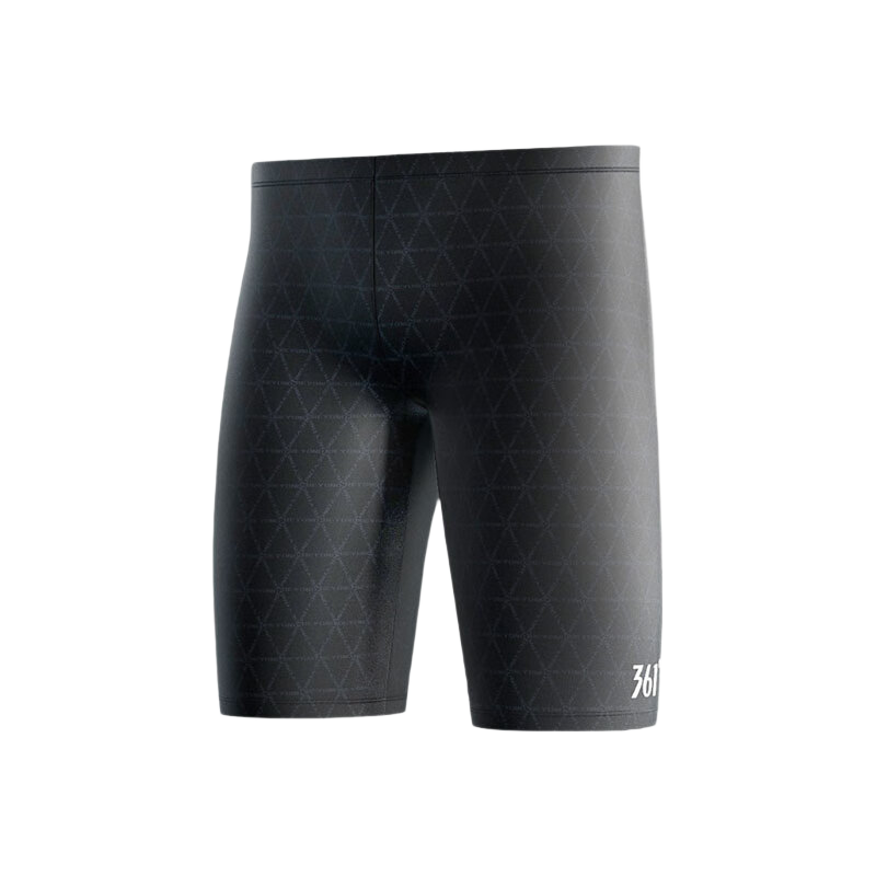 361° Men's Swim Trunks, Anti-Embarrassment Swimming Shorts, Large Size Long Five-Point Shorts, Professional Quick-Dry Chlorine-Resistant Swimwear Equipment