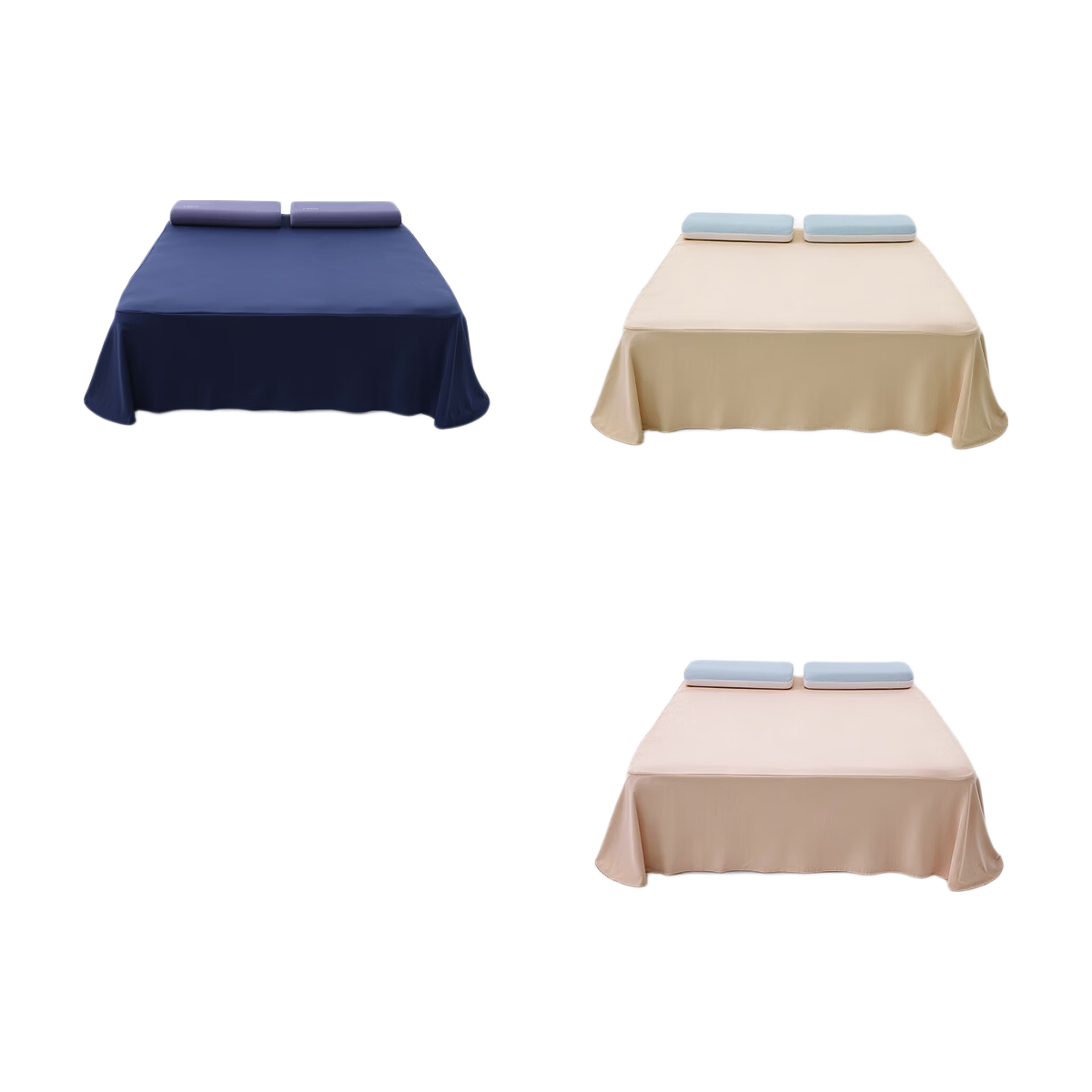 Mercury Home Textiles Ice Cream Pattern Cooling Summer Bed Sheet A-Class Wrinkle-Resistant Knitted Odorless High Elasticity Anti-Wrinkle Bed Sheet 240x245cm