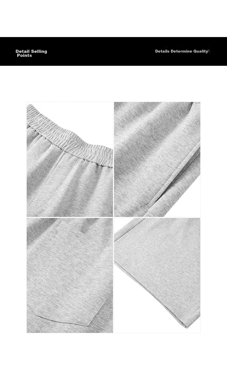 Gxgjeans Men's Basic Solid Color Loose Casual Shorts Summer New Dark Gray 175/L 13